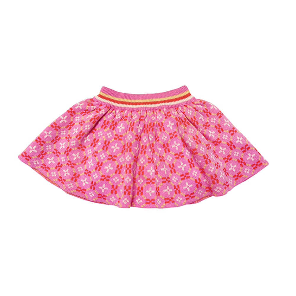MABLI Petal Baby Skirt with Bloomers - Rose 角度違い