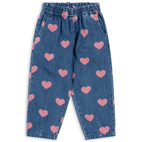 【Konges Sløjd】MAGOT FRILL PANTS GOTS - BON COEUR PINK