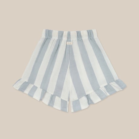 【Organic Zoo】Sardine Stripes Frill Shorts