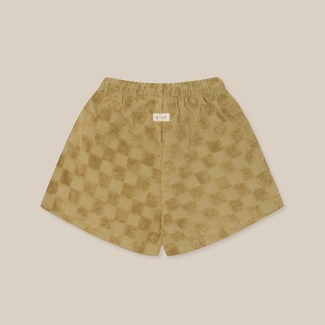 【Organic Zoo】Dusky Checkerboard Terry Rope Shorts