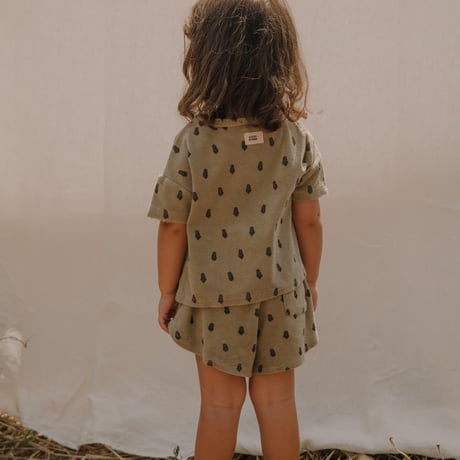 【STUDIO BOHEME PARIS】SHORTS GEORGY - SAGE / LAVENDER