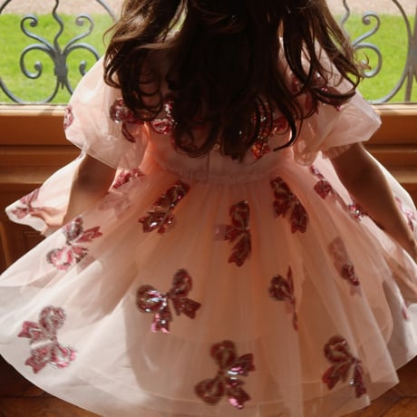 【Konges Sløjd】YVONNE SLEEVE DRESS - BELLA BOW