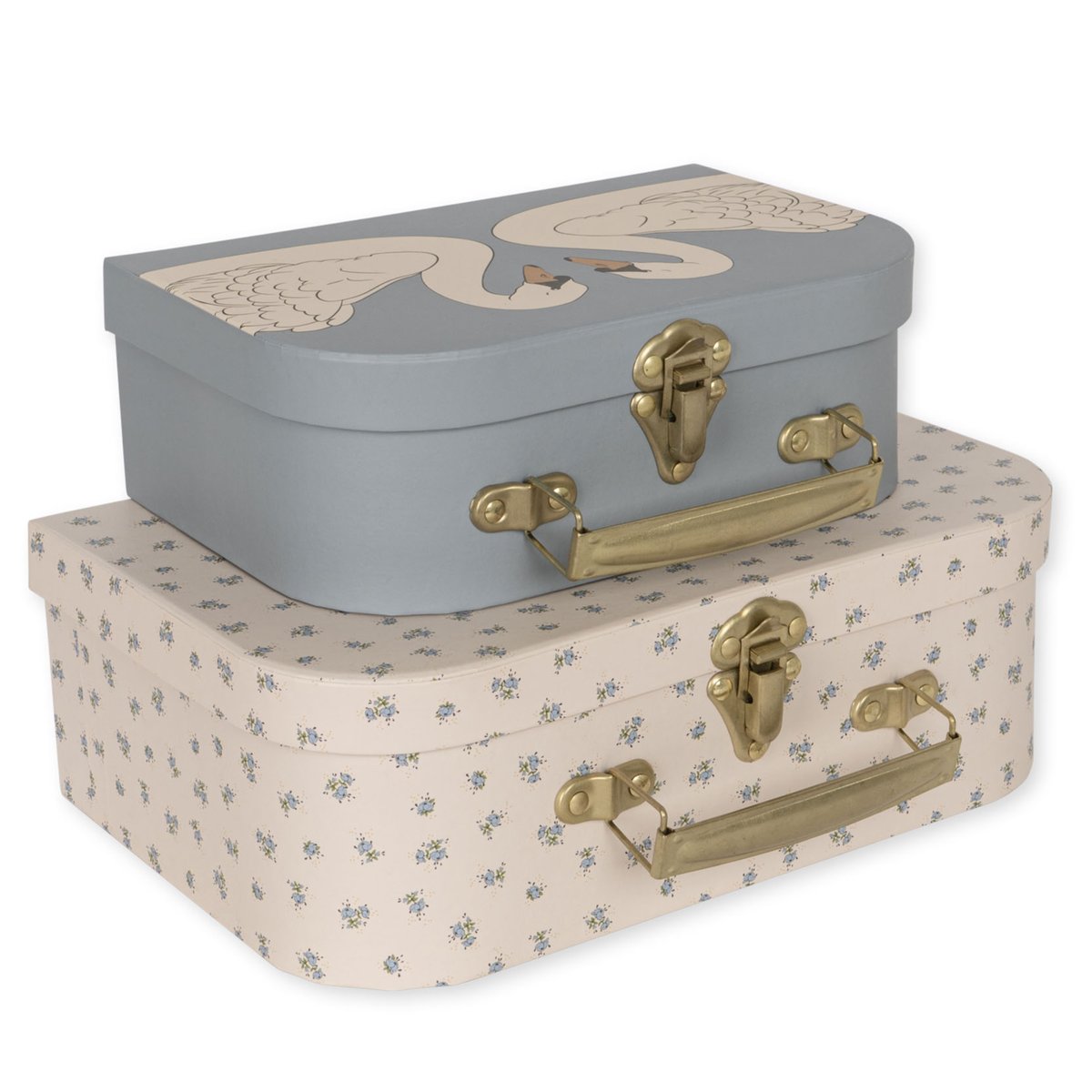 Konges Sløjd】2 PACK SUITCASE - SWAN | yonka