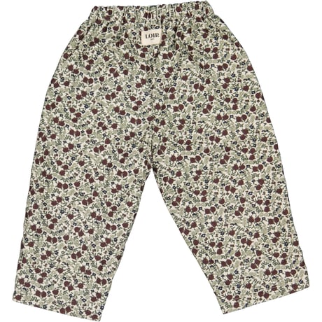 【LOIR paris】NINI pants - Burgundy floral