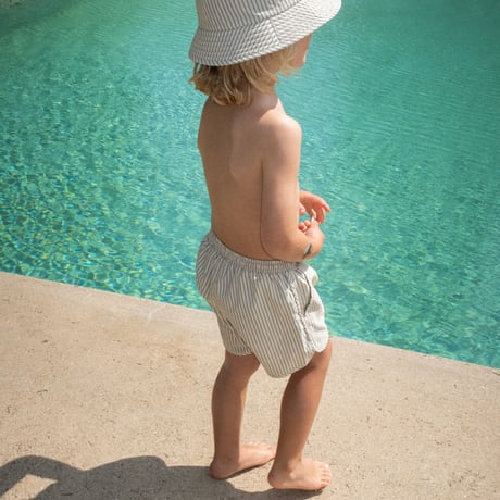 【Konges Sløjd】ASNOU BUCKET HAT - STRIPE BLUIE