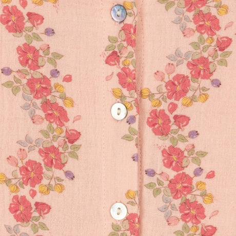 【Konges Sløjd】COCO FRILL ROMPER GOTS - FLORIA PINK