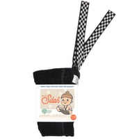 【Silly Silas】Granny Teddy Warmy Footless - Classic Black Checked