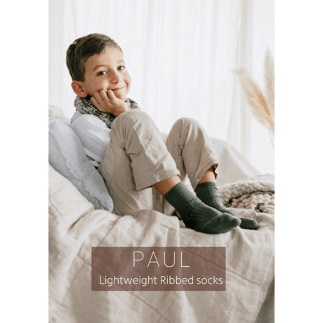 【Collégien】Paul Lightweight Ribbed Socks