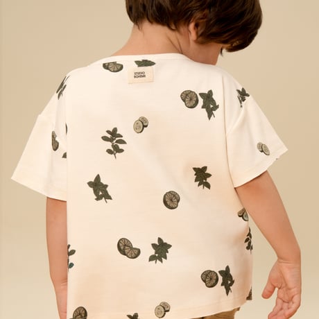 【STUDIO BOHEME PARIS】T-SHIRT ORSO - OFF WHITE / FRESH
