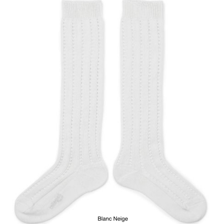 【Collégien】Léonie Lightweight Openwork Knee-high Socks