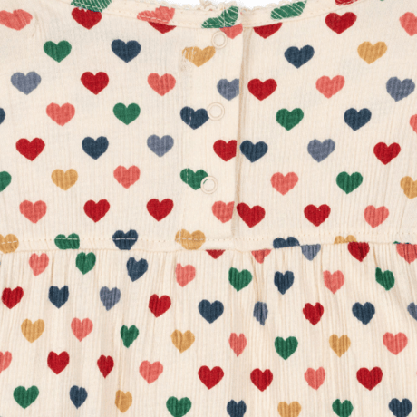 【Konges Sløjd】CHLEO ROMPER OCS - COEUR COLORÉ