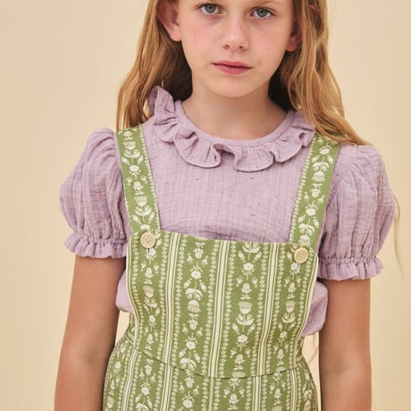 【Birinit Petit】Lilly little dots baby blouse / Blusa motitas Lila baby