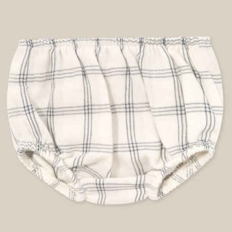 【Organic Zoo】Navy Window Check Shortie
