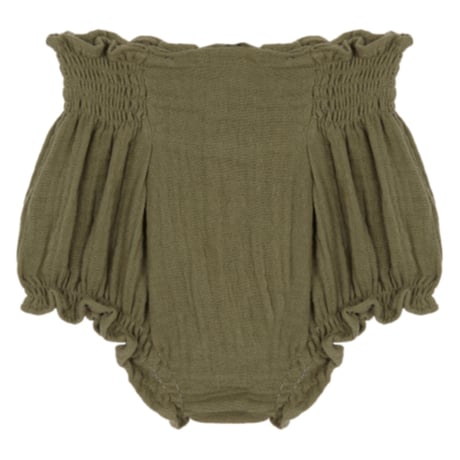 【Birinit Petit】Green Antique bambula high bloomer  / Culetín alto bambula verde Antique