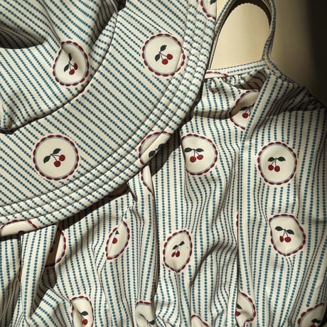【Konges Sløjd】 CALE SWIM HAT - CHERRY STRIPE
