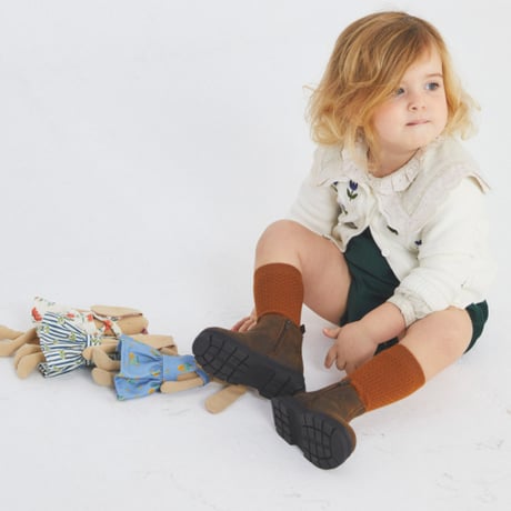 【Birinit Petit】Green Antique velvet straps bloomer  / Culetín tirantes velvet verde Antique