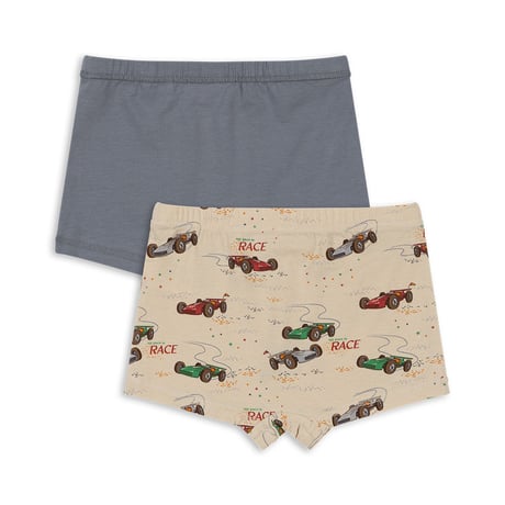 【Konges Sløjd】BASIC 2 PACK BOY BOXERS GOTS - TRADEWINDS / GRAND PRIX