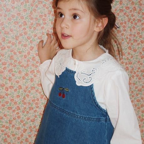 【Konges Sløjd】MAGOT STRAP DRESS GOTS - DENIM BLUE
