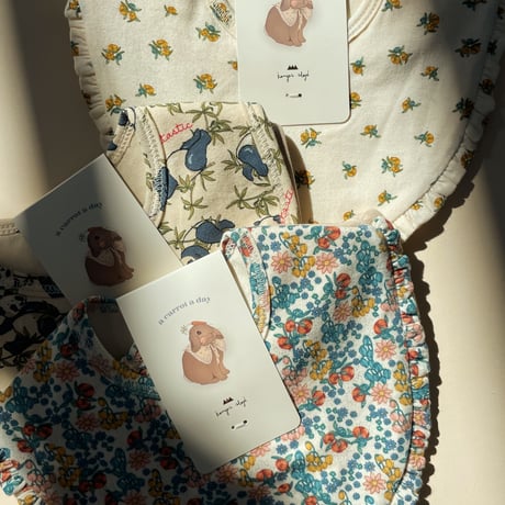 【Konges Sløjd】BASIC 2 PACK BIB - PANDA/OXFORD TAN