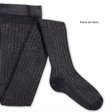 【Collégien】Amélie Glitter Ribbed Tights