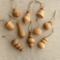 【lemitoys】Wooden Christmas Ornaments #1