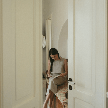 【sonanddaughter】Capri Linen Sets - 大人用