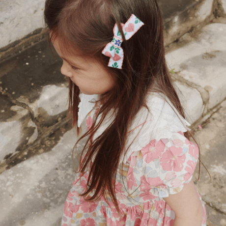 【Konges Sløjd】COEUR COLLAR DRESS GOTS - FLEUR ANGLAISE