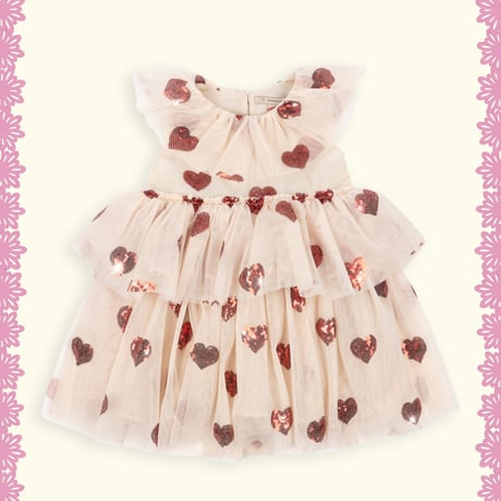 【Konges Sløjd】YVONNE FAIRY DRESS GRS - BUTTERCREAM