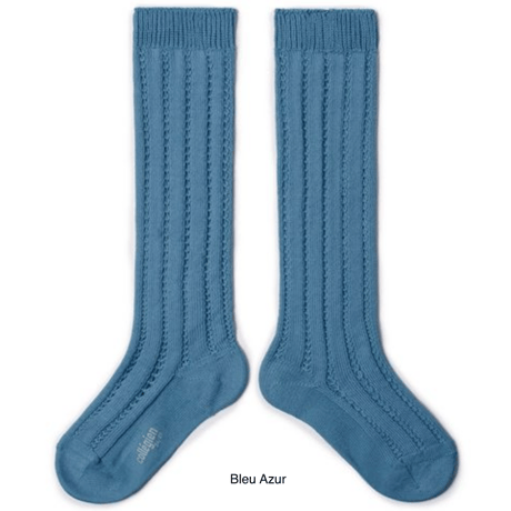 【Collégien】Léonie Lightweight Openwork Knee-high Socks