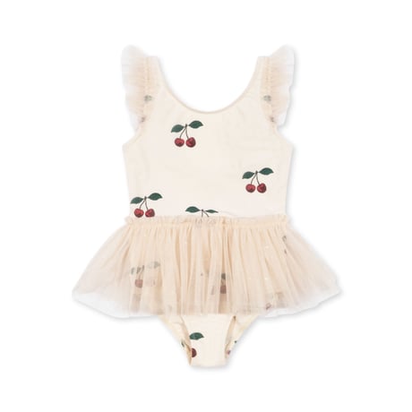 【Konges Sløjd】STRUT SWIMSUIT - MA GRANDE CERISE GLITTER