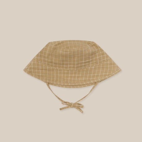 【Organic Zoo】Grid Check Wheat Bucket Sun Hat