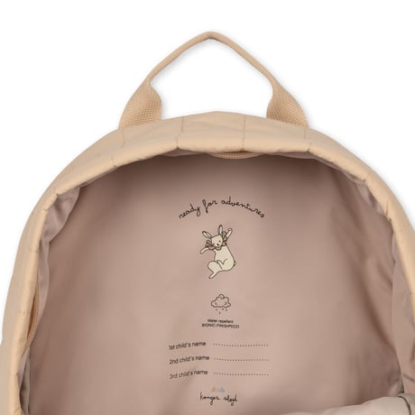 【Konges Sløjd】JUNO QUILTED BACKPACK MIDI - FRAPPÉ