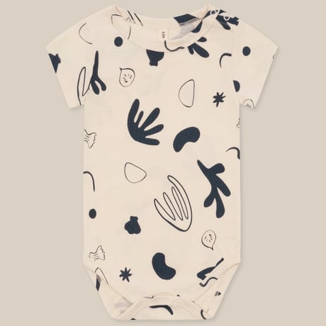【Organic Zoo】Capri Undyed Cotton Short Sleeve Bodysuit