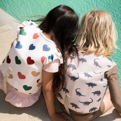 【Konges Sløjd】 NEOPRENE FLOAT VEST - DINO SILHOUETTE