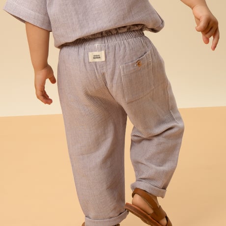 【STUDIO BOHEME PARIS】PANTS COUSIN - VIOLET STRIPES