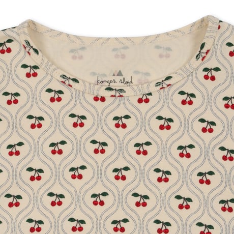 【Konges Sløjd】 2 PACK LIN FRILL SET GOTS - CHERRY MOTIF