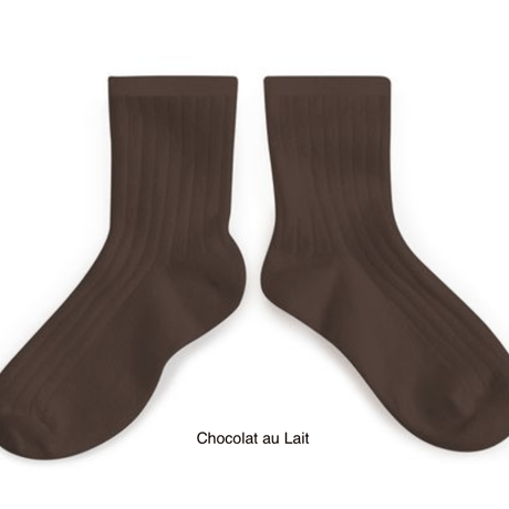 【Collégien】La Mini Ribbed Ankle Socks