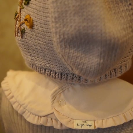 【Konges Sløjd】BASIC 2 PACK FRILL BIB - PEONIA LIMONE/BRAZILIAN SAND