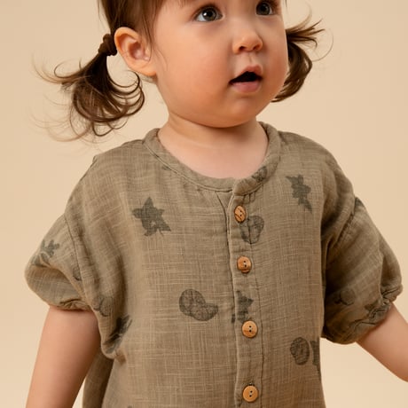 【STUDIO BOHEME PARIS】ROMPER BEBECITO - SAGE / FRESH