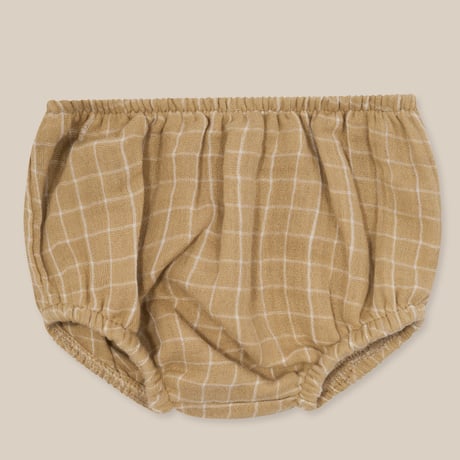 【Organic Zoo】Grid Check Shortie Wheat