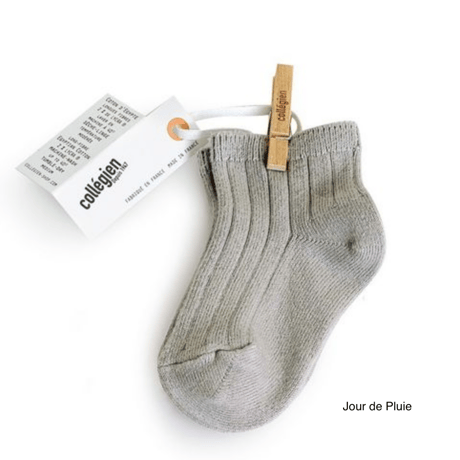 【Collégien】La Mini Ribbed Ankle Socks