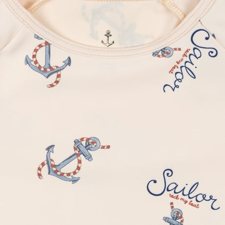 【Konges Sløjd】ASTER SWIM BLOUSE GRS - ROCK MY BOAT