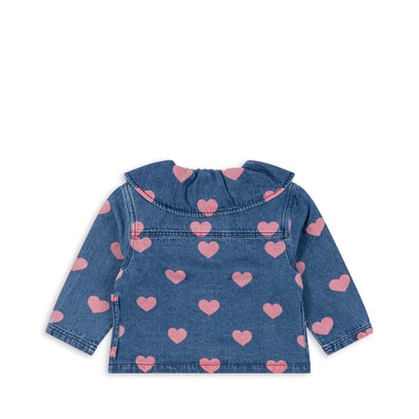 【Konges Sløjd】MAGOT DENIM SHIRT GOTS - BON COEUR PINK