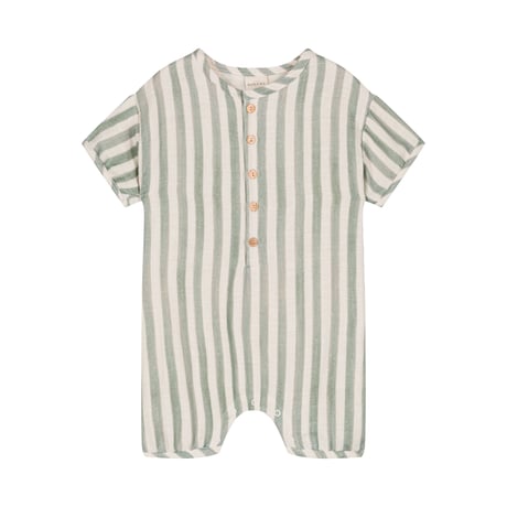 【STUDIO BOHEME PARIS】ROMPER BEBECITO - GREEN STRIPES