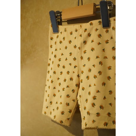 【Konges Sløjd】BASIC SHORT LEGGINGS GOTS - PEONIA LIMONE