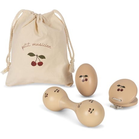 【Konges Sløjd】 WOODEN MUSIC SET CHERRY FSC - CHERRY