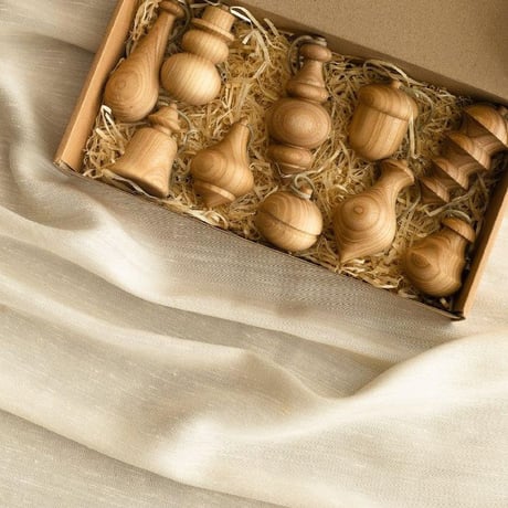 【lemitoys】Wooden Christmas Ornaments #1