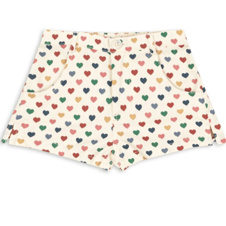 【Konges Sløjd】FRANKIE MINI SHORTS GOTS - COEUR COLORÉ
