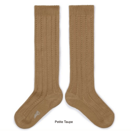 【Collégien】Léonie Lightweight Openwork Knee-high Socks