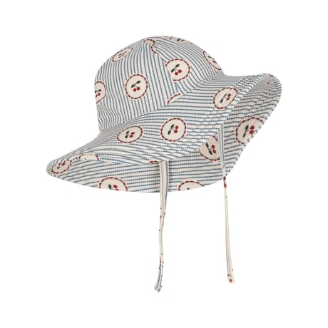 【Konges Sløjd】 CALE SWIM HAT - CHERRY STRIPE